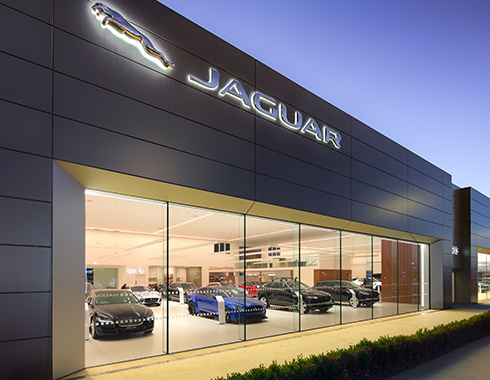 Jaguar Landrover Dealership- Alucobond Cladding