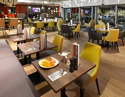 Sleeperz Hotel Dundee restaurant and breakfast area