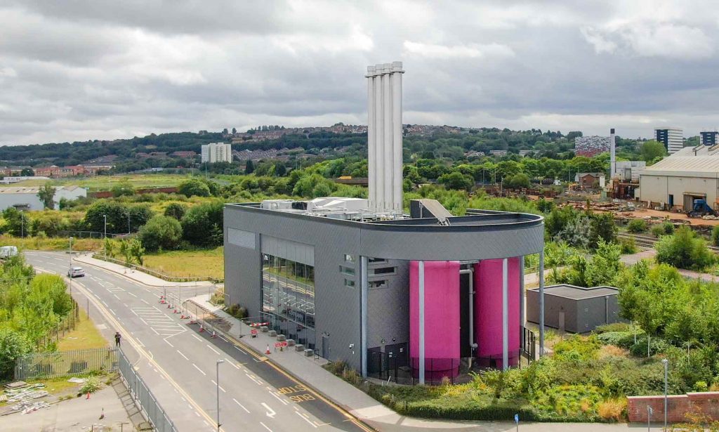 Aerial view image of Heat source Pump- Gateshead-