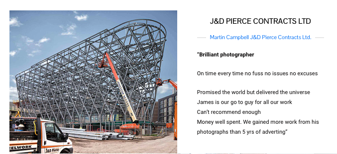 best construction photographer in London for your business- essential attributes