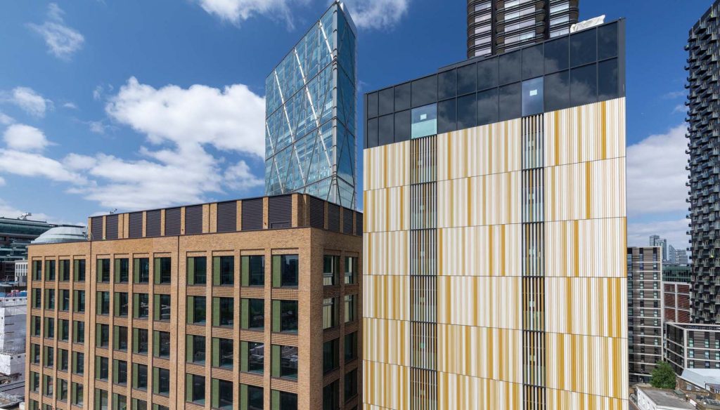 Norton Felgate Blossom Street London building envelope photography mixed materials cladding