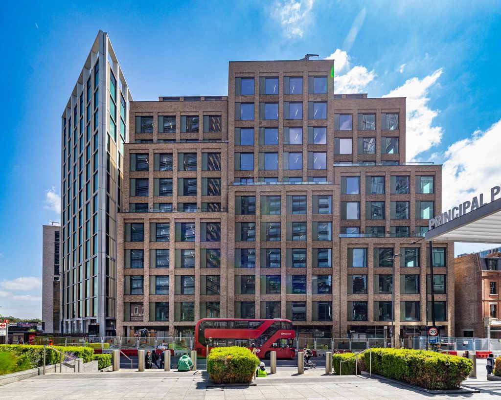 Norton Folgate Blossom Street London architectural photography by James Thompson - Brick Awards Supreme winner and British Construction Industry Awards Commercial Property Project of the Year