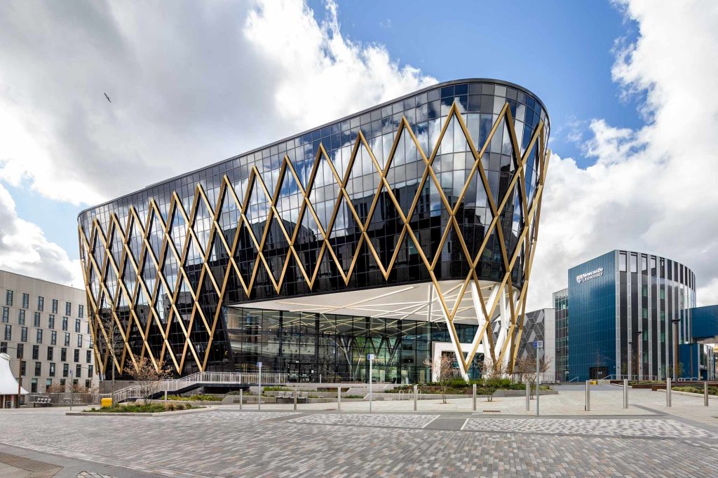 The Catalyst Newcastle award-winning architecture photographed by James Thompson - BREEAM Outstanding certified building showcasing professional architectural photography for RIBA submissions