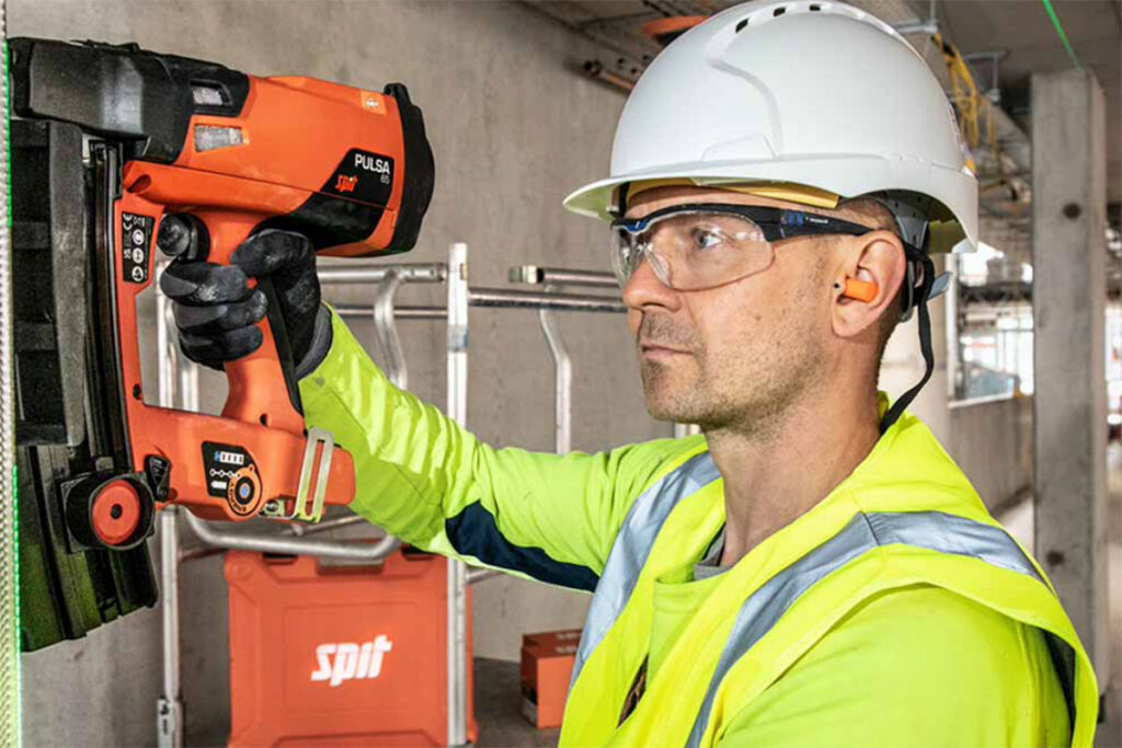 Construction tool launch photography for SPIT UKI and Nordics global marketing campaign